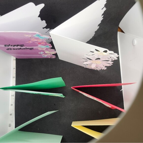 Hand Crafted Colorful All Occasoin Cards Set of 12 - Picture 8 of 16